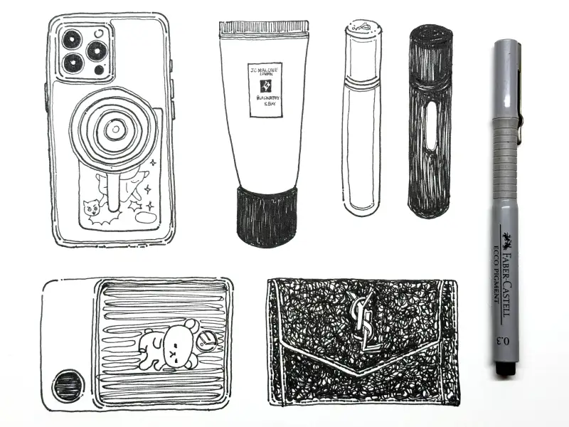 드로잉로그,펜화