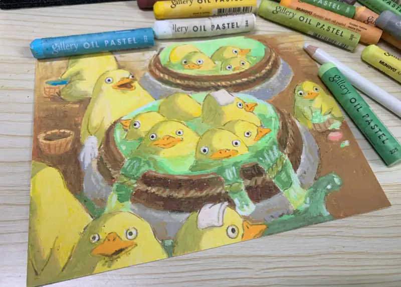 화방넷드로잉로그,지브리,센과치히로,문교오일파스텔,프리즈마색연필