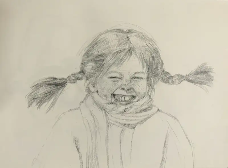 화방넷드로잉로그,삐삐,연필드로잉,소묘,영화,드로잉로그6기