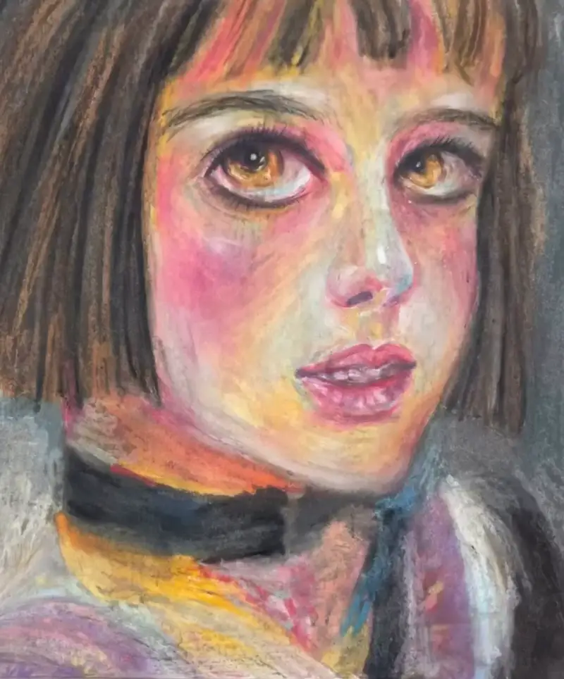 오일파스텔화,드로잉로그,영화그리기