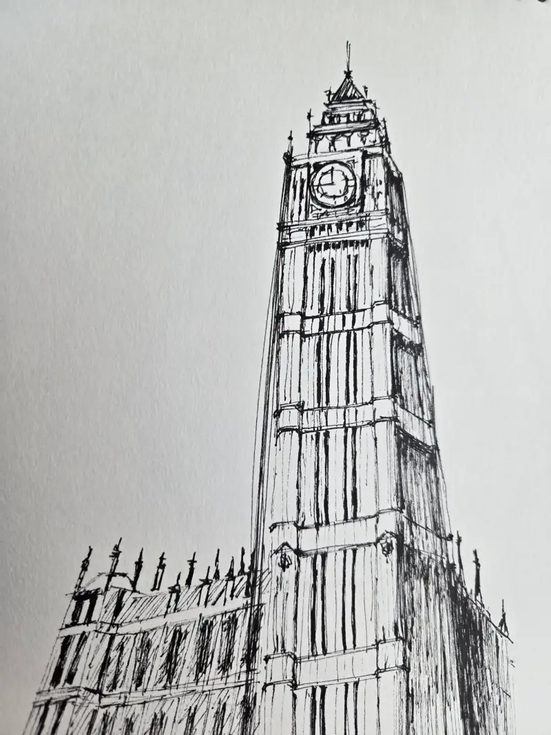 드로잉로그6기,3주차2,시계,펜드로잉