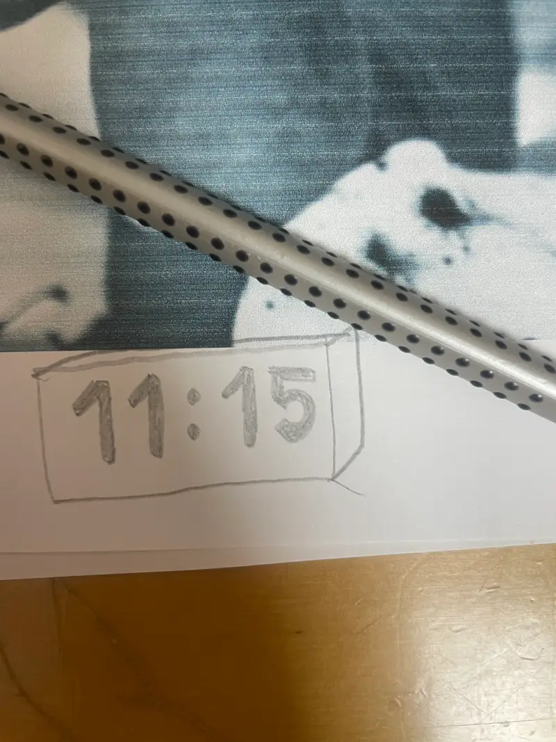 드로잉로그,연필스케치,시계,파버카스텔연필