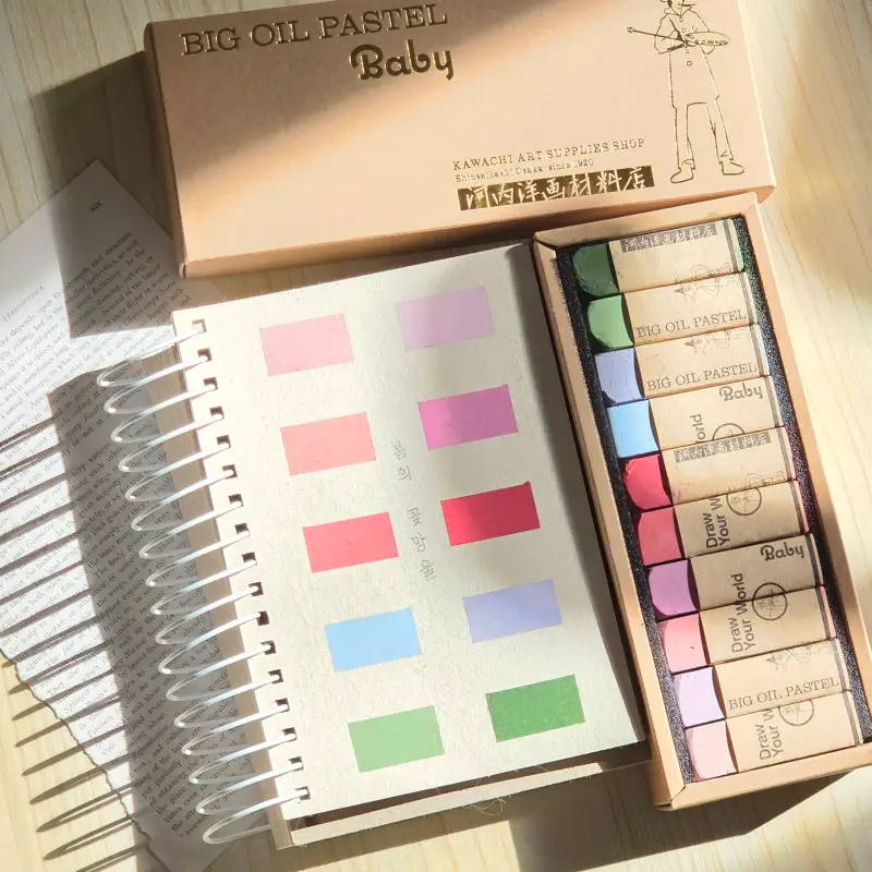 카와치,오일파스텔,봄,봄의,꽃망울