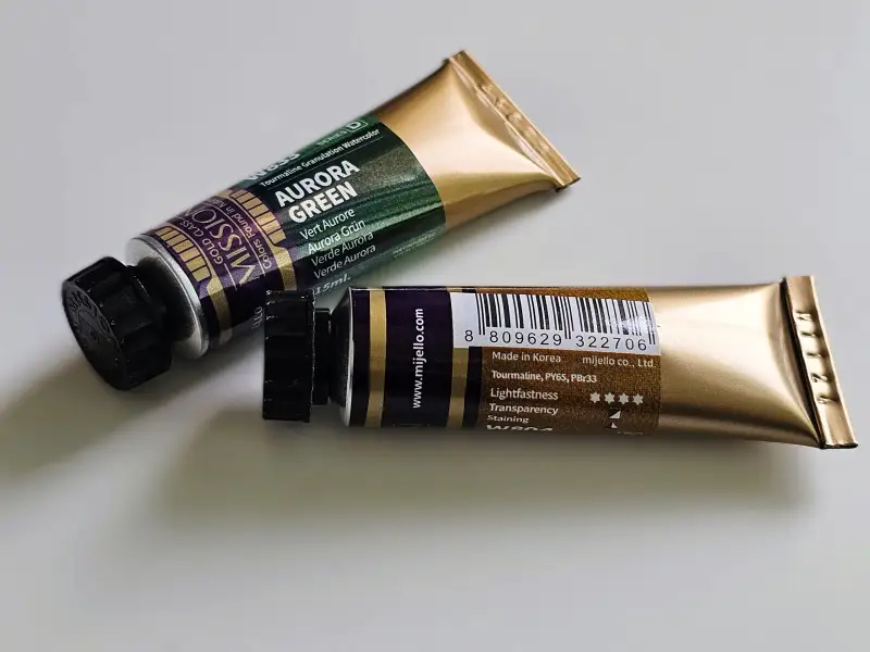 미젤로투톤그래뉼레이션물감,수채화물감