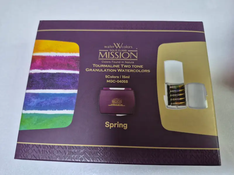 미젤로,투르마린그래뉼레이션,화방넷물감,투톤물감,봄물감