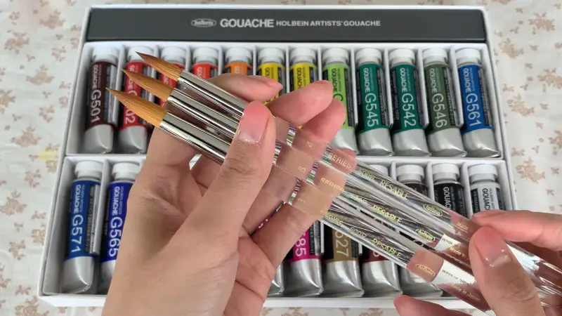 리세이블붓,수채화붓,홀베인붓,홀베인리세이블붓,리세이블수채붓