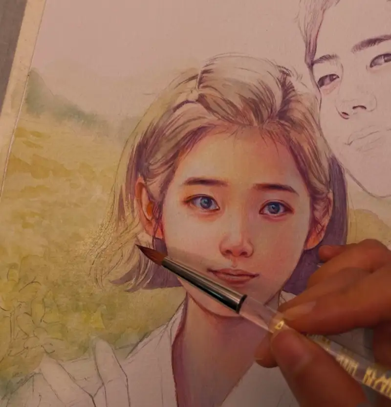 홀베인,파브리아노,홀베인수채화,파브리아노수채화