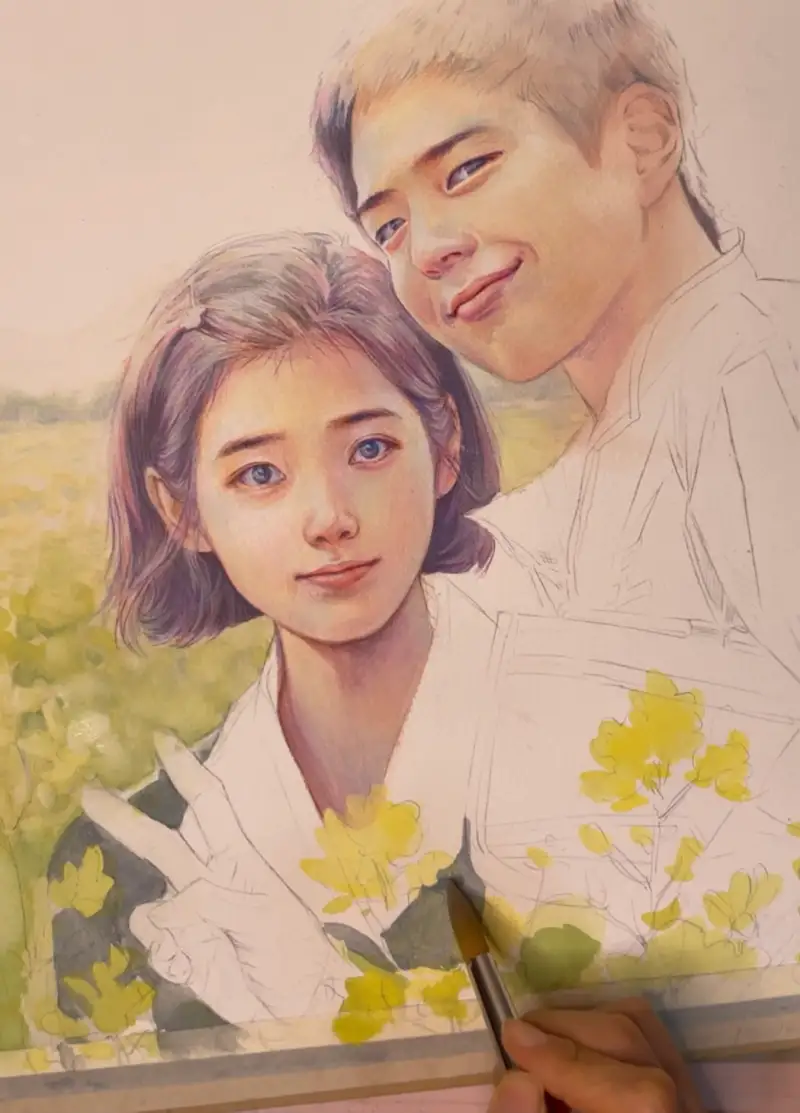 홀베인,파브리아노,홀베인수채화