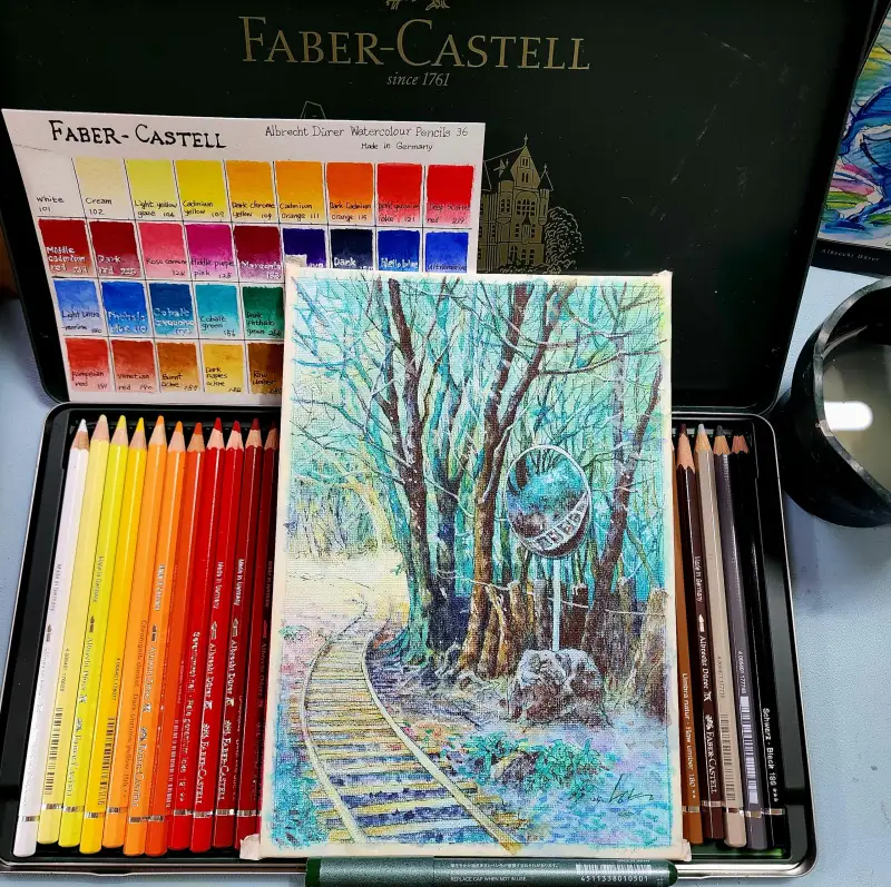 화방넷체험단,파버카스텔,수채색연필,알버트뒤러색연필