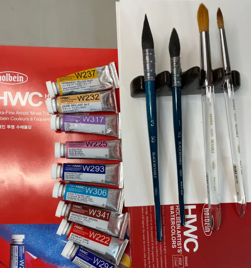 홀베인,파브리아노,홀베인수채화