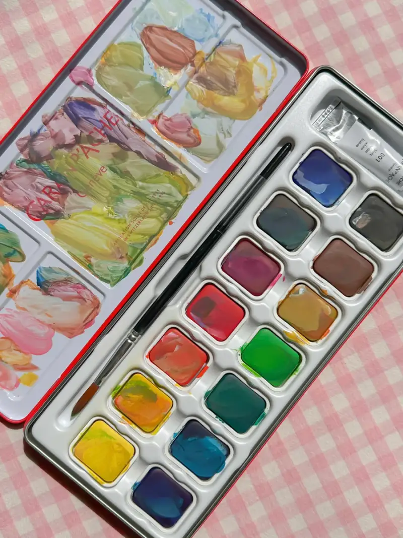 까렌다쉬고체물감,까렌다쉬고체과슈,고체과슈