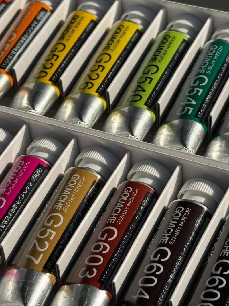 24색,Holbein,holbeingouache,홀베인수채과슈,Watercolor