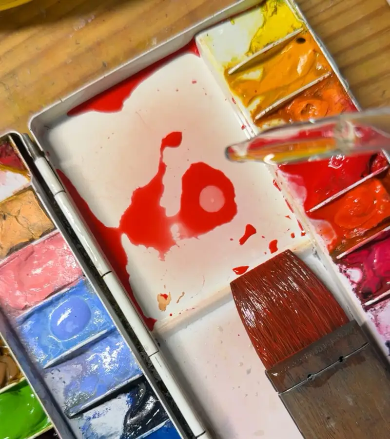 골덴수채화미디엄,Qua,쿠아수채화미디엄,수채화,Watercolor