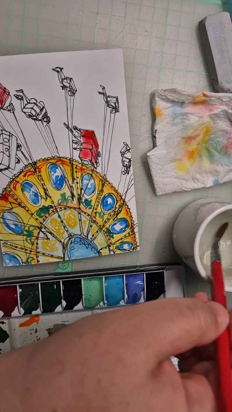 신한전문가용수채화물감