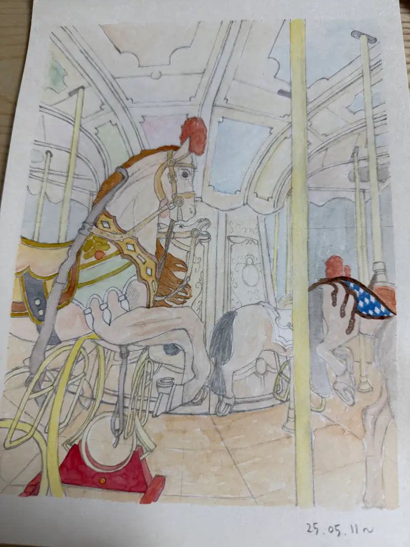 새모아트수채화스케지북,반고흐고체수채화물감,화방넷드로잉로그