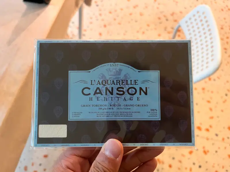 캔손,헤리티지,수채화지,엽서지,엽서사이즈
