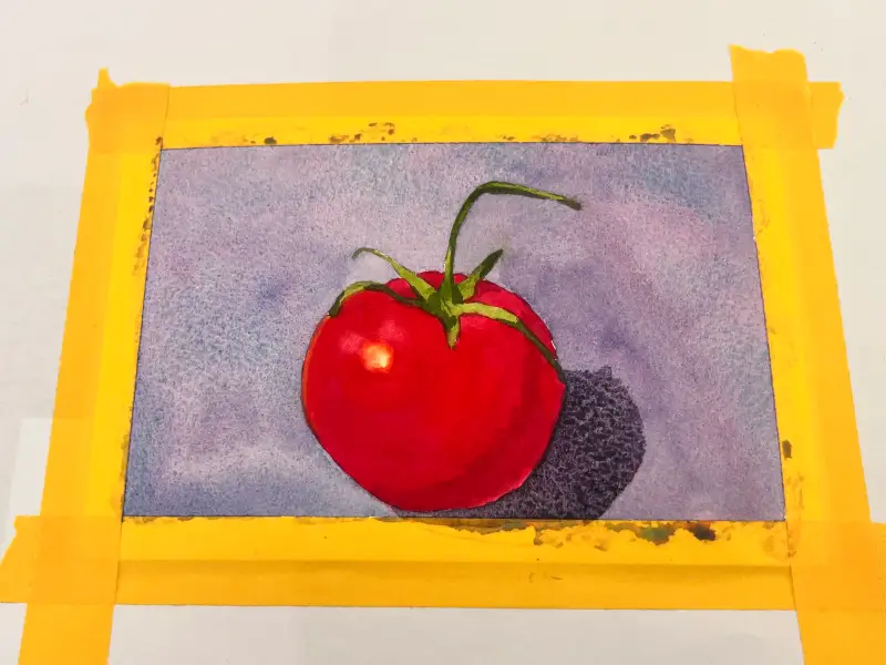 미젤로,미젤로투톤그래뉼레이션,수채물감,투톤