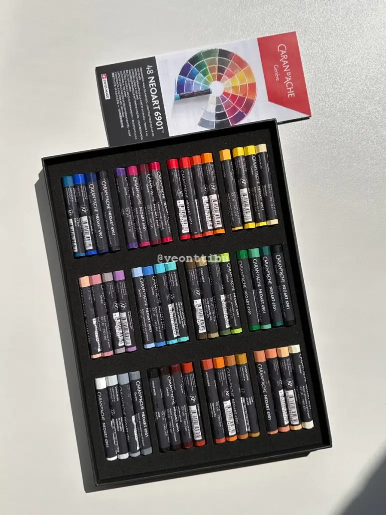 까렌다쉬,연띠부,까렌다쉬왁스오일파스텔