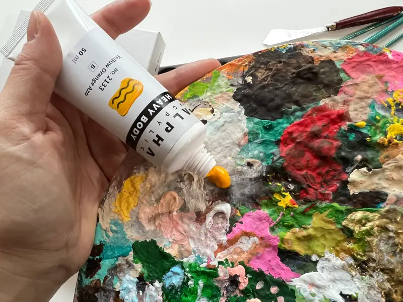 물감,아크릴물감,파레트,Acrylicpainting