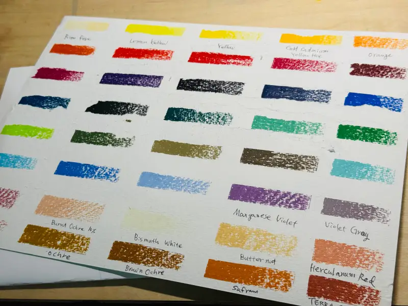 오일파스텔,까렌다쉬