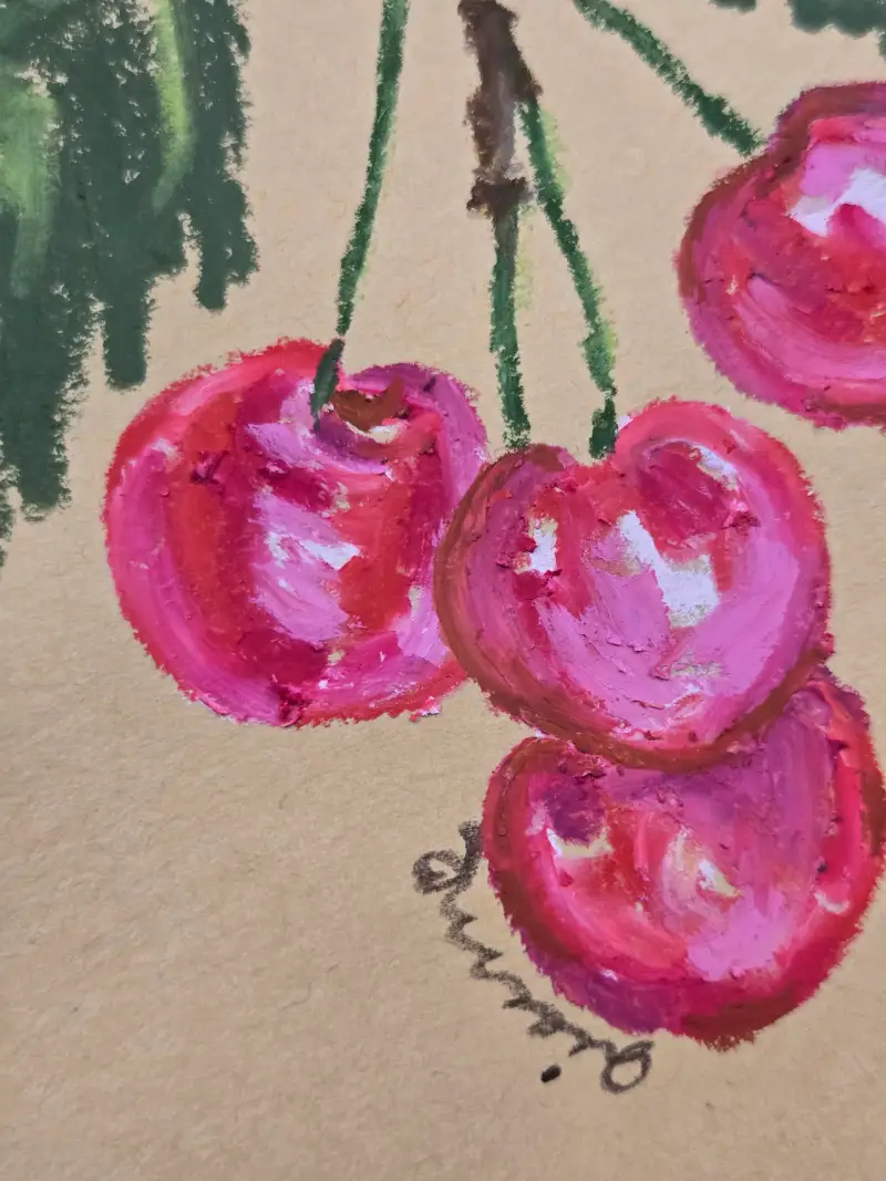 화방넷드로잉로그,드로잉로그,과일,체리