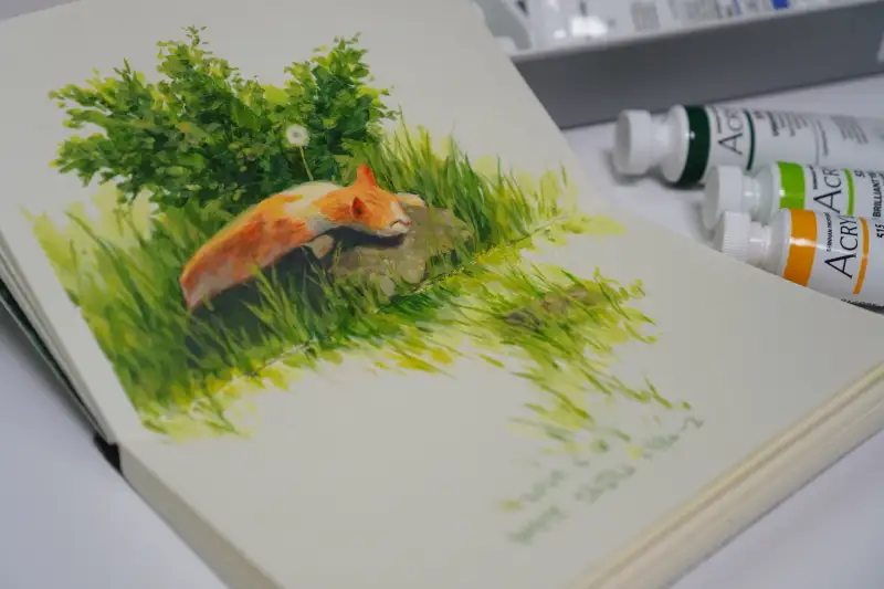 화방넷드로잉로그,스틸만앤번,아크릴화,드로잉북