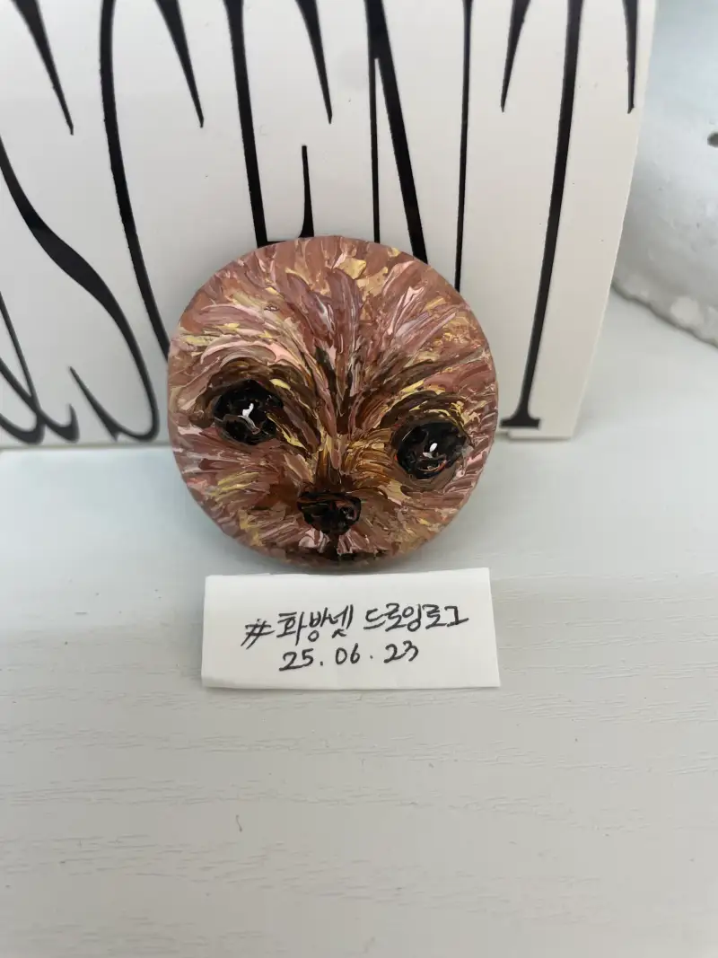 드로잉로그,아크릴화,돌그림