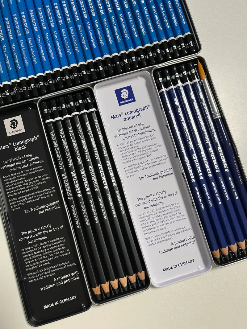 마스아티스트용연필6본세트,마스수채연필6본세트