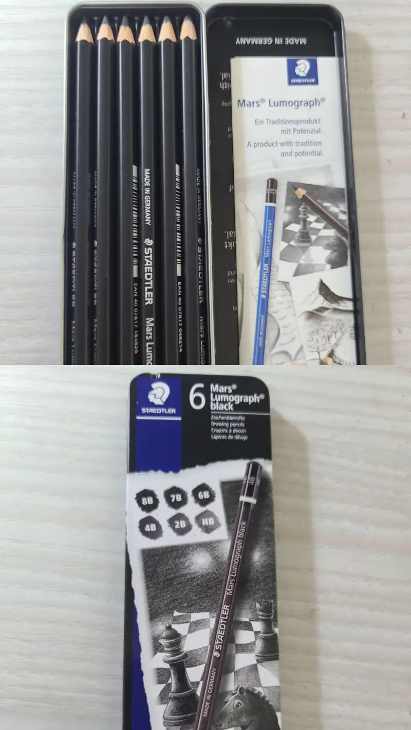 스테들러,블랙연필,연필소묘