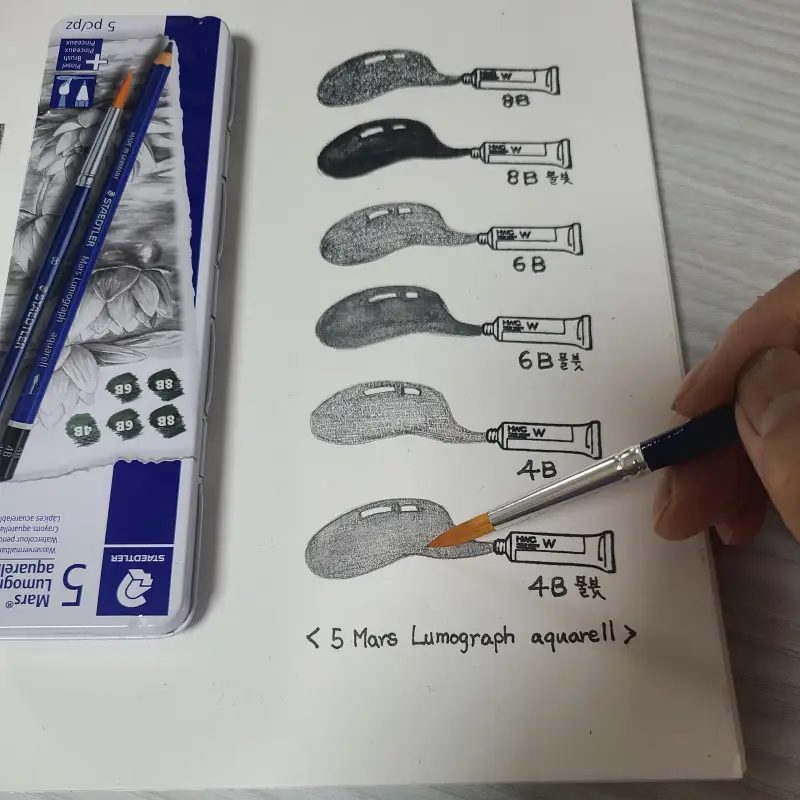 스테들러,수채연필