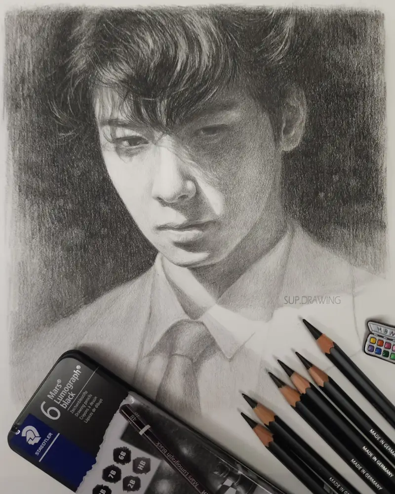 마스루모그라프블랙연필,S브리스톨지