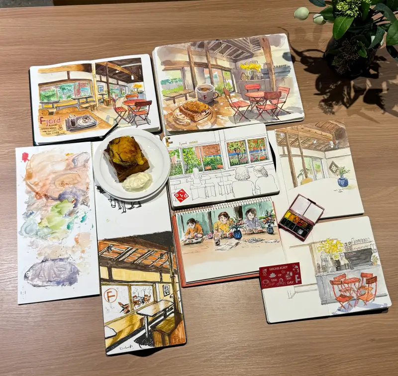 어반스케치,추상어반