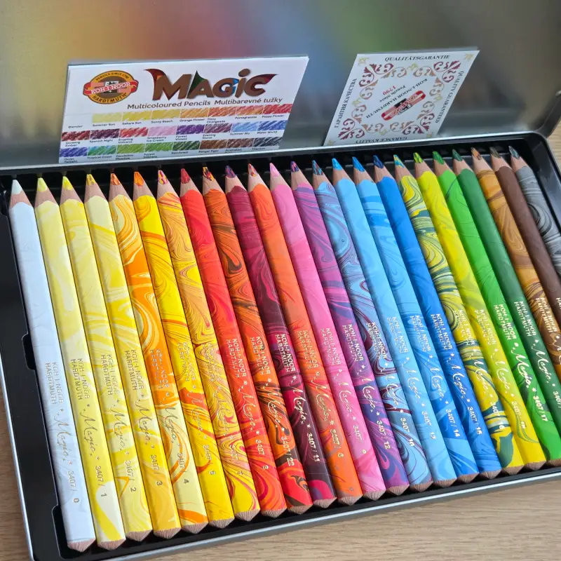 코이노,매직,색연필