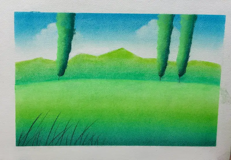 문교파스텔,화방넷드로잉로그