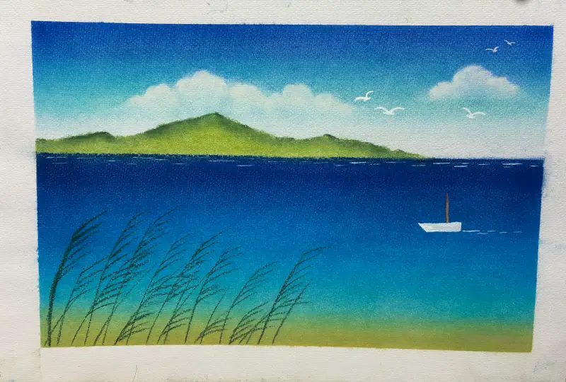 문교파스텔,화방넷드로잉로그