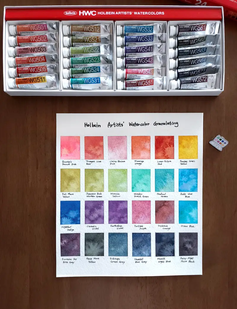 홀베인그래뉼레이션물감