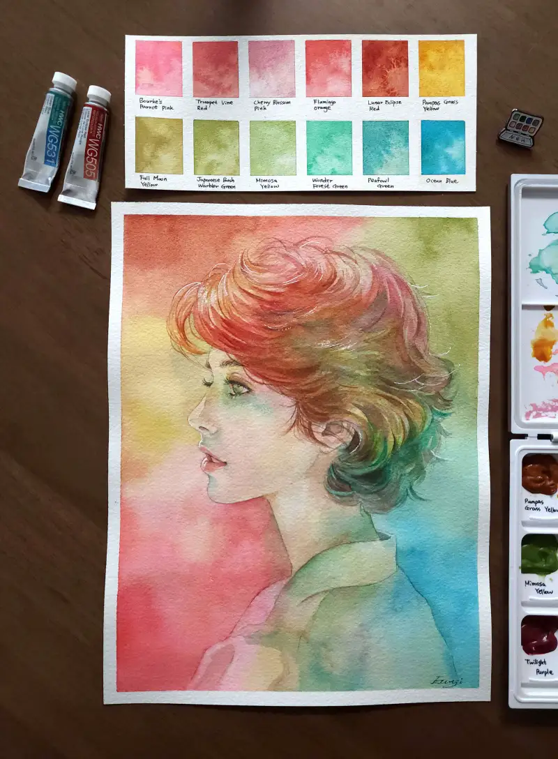 홀베인그래뉼레이션물감