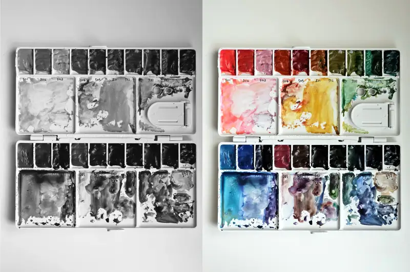 홀베인,그래뉼레이션,수채화물감