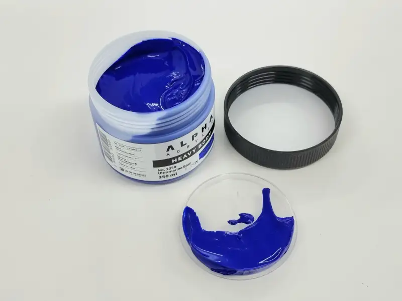 알파,해비바디,아크릴물감,울트라마린블루