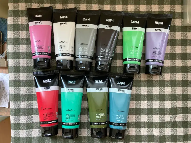 에픽,아크릴,물감,에픽아크릴물감