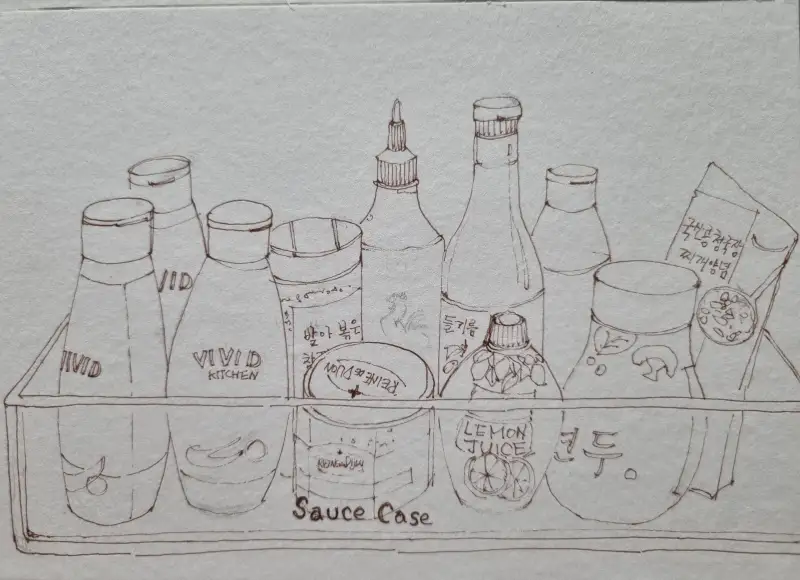 드로잉로그11기,냉장고안