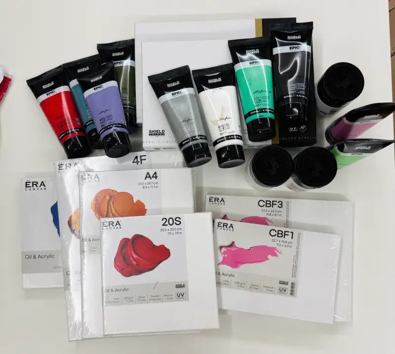 쉴드,아크릴물감,에라,에픽