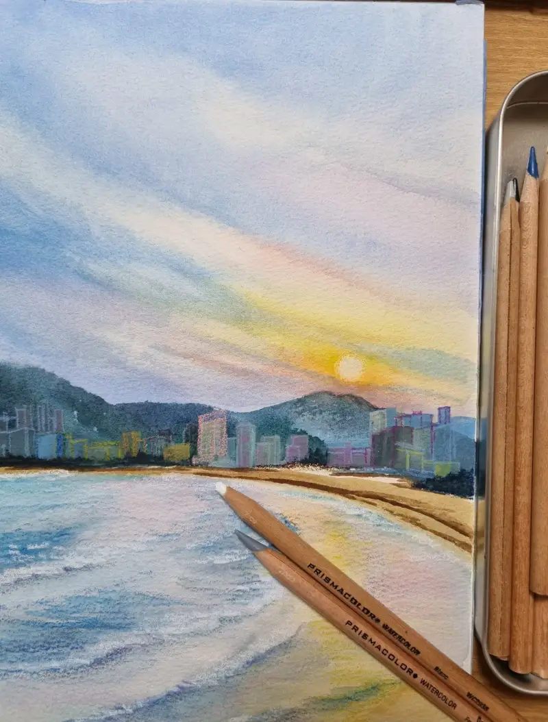 프리즈마수채색연필24색