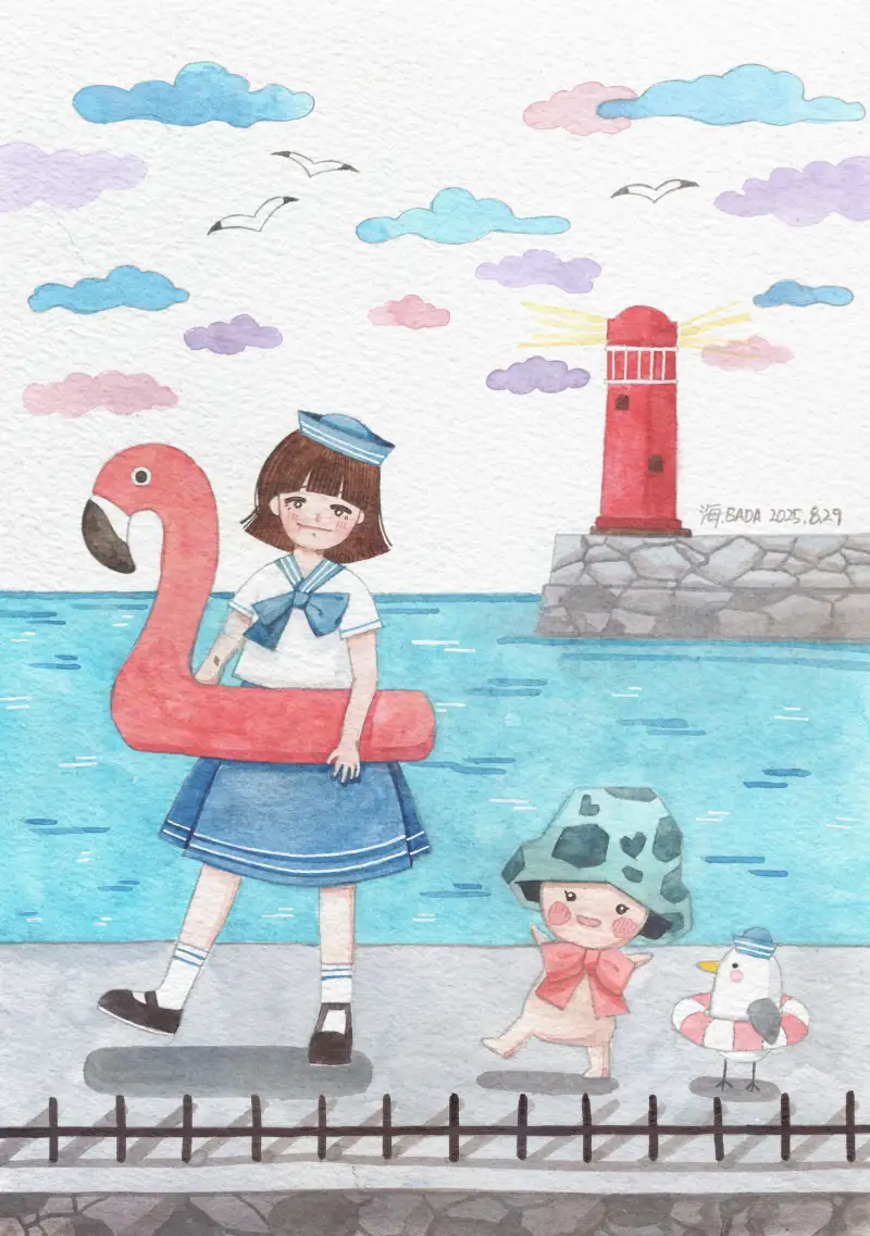 화방넷드로잉로그11기,드로잉로그11기,여름휴가