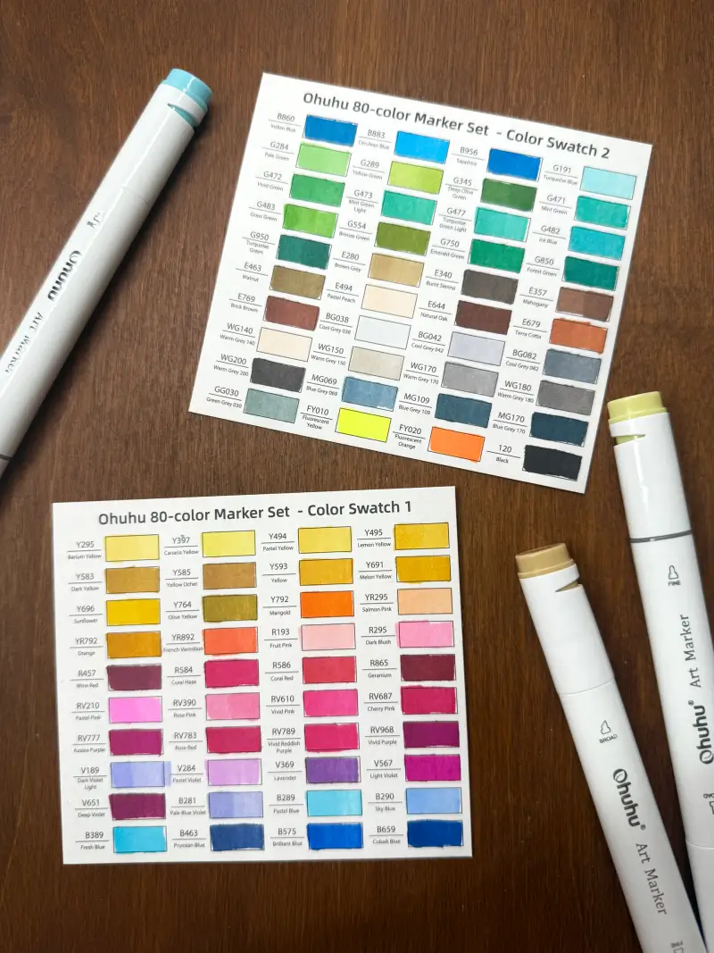 마카발색표,마카,오후후마카