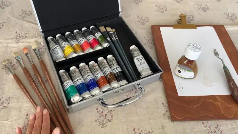 윈저앤뉴튼,그리핀알키드유화,유화,유화물감