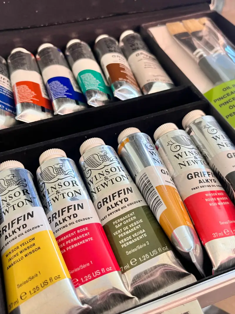 윈저앤뉴튼,알키드,그리핀물감,유화물감