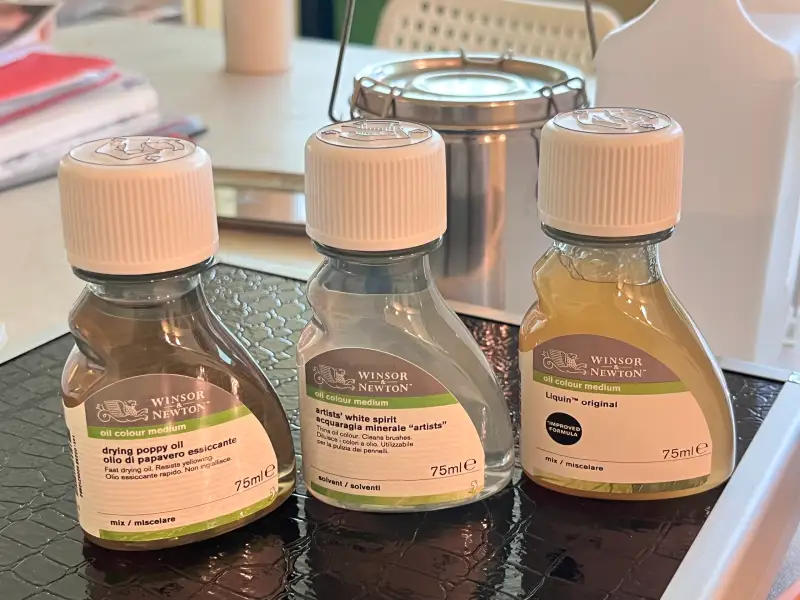 뽀삐유,화이트스피릿,리퀸,오일,윈저앤뉴튼