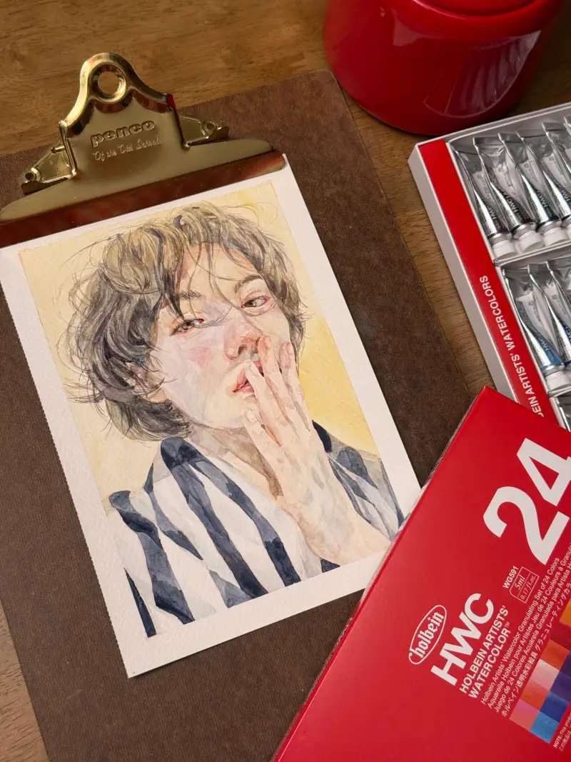 홀베인,홀베인그래뉼레이션,holbein,파브리아노,fabriano,문교,홀베인붓세척통