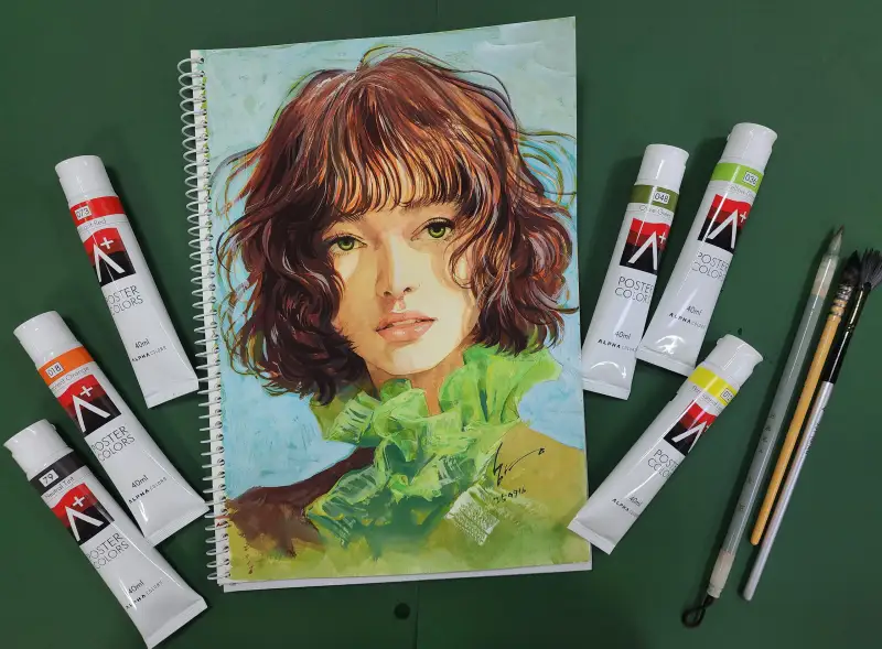 포스터물감,디자인물감,입시물감,알파에이플러스